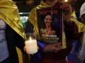 Muestras de apoyo a la lideresa opositora