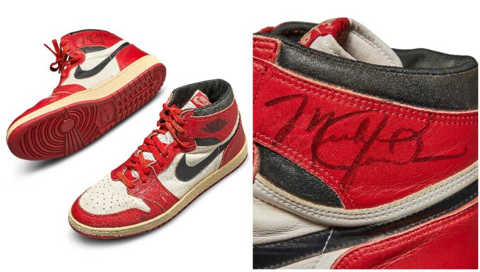 Nike Air Jordan 1 usados por Michael Jordan - 1985