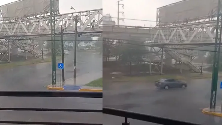 Lluvias azotan Monterrey hoy 10 de junio