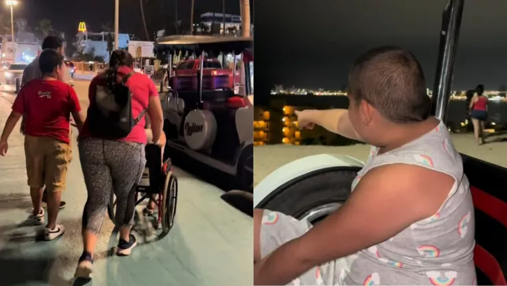 Abigail conoce Mazatlán y se pasea en pulmonía