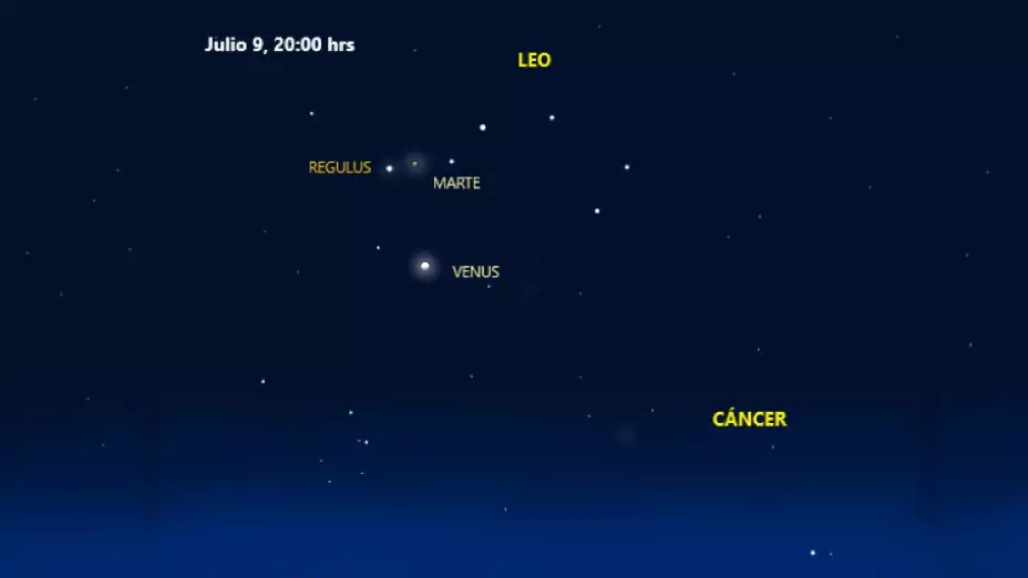 Venus alcanzará su máximo brillo en el cielo este 9 de julio