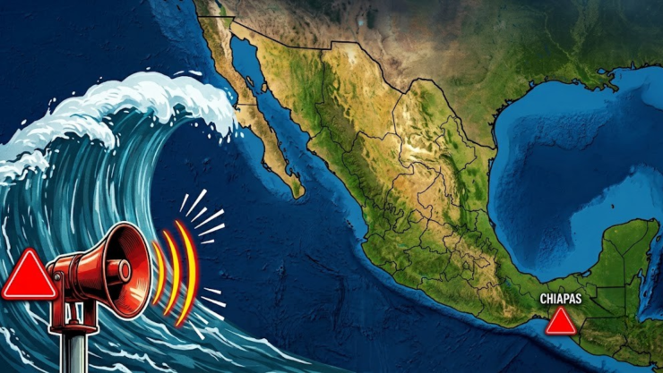 Marina emite alerta de tsunami tras sismo de 7.4 en Chiapas hoy viernes 17 de julio