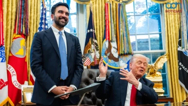  Alcalde electo de NY, Zohran Mamdani y el presidente Donald Trump 