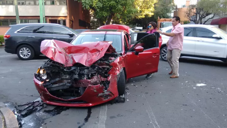 Choque camión ecobicis 2