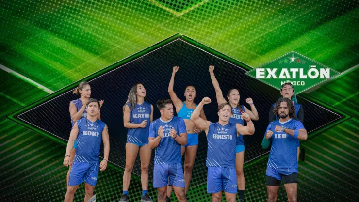 Entre risas y competencia: El juego que une al Equipo Azul en Exatlón México