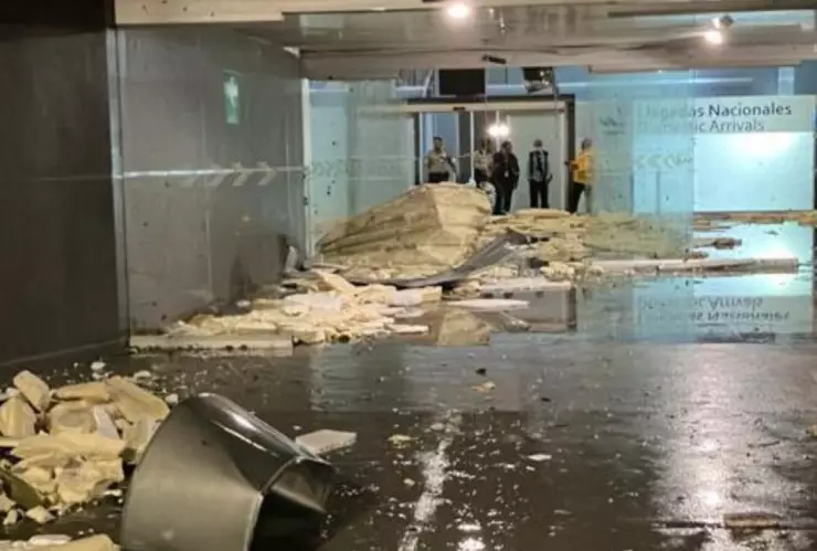 Huracán Otis Cierran aeropuerto y suspenden vuelos de Acapulco hasta nuevo aviso