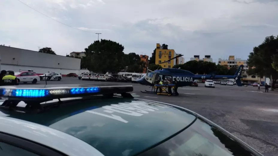 Realizan con éxito traslado en helicóptero de paciente con preinfarto