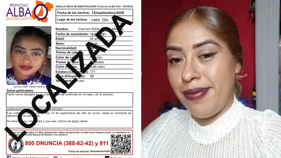 localizan sin vida Carmen Edith Valdés León Gto
