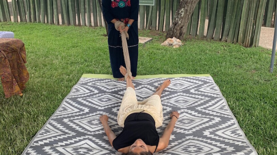Terapia del rebozo
