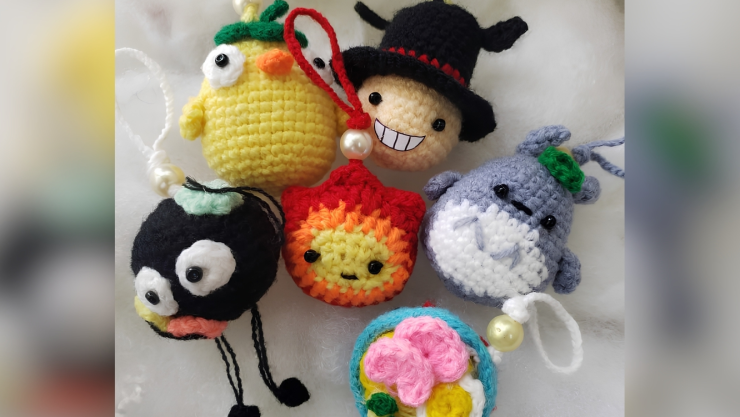 3 patrones de amigurumi de Studio Ghibli que puedes tejer fácil y rápido