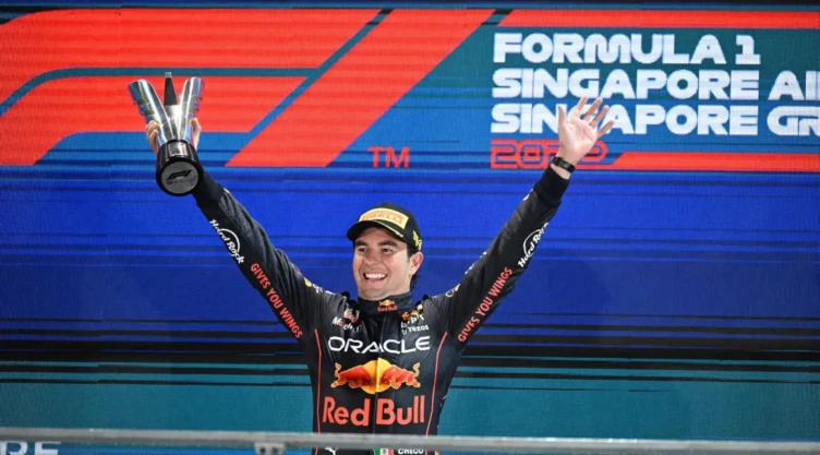 Checo Pérez ganó el GP de Singapur 2022
