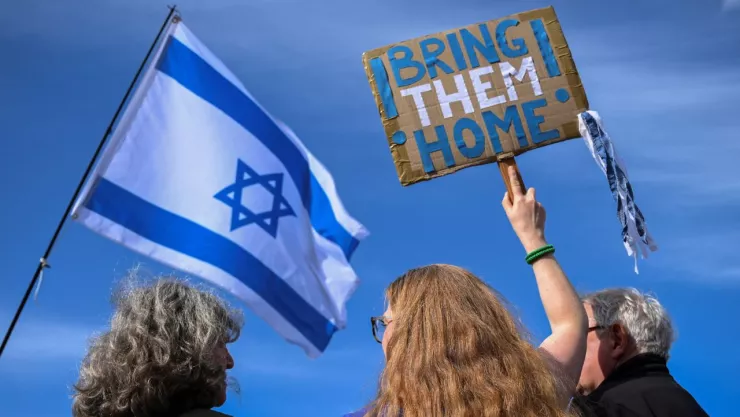 Protesta por ataque de Irán a Israel