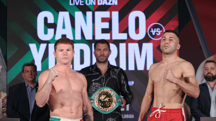 Canelo &Aacute;lvarez vs Avni Yildirim pesaje de la pelea