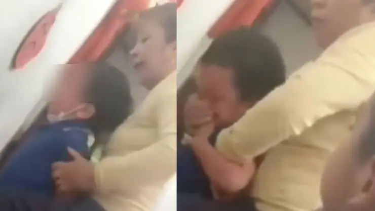 agresión de maestra niño