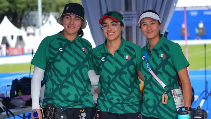 Alejandra Valencia, Ana Paula Vázquez, Ángela Ruiz equipo femenil de México tiro con arco París 2024