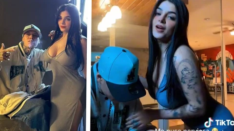 Karely Ruiz le baila a Santa Fe Klan