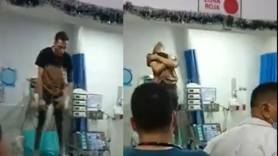 Hombre supuestamente poseido en Colombia