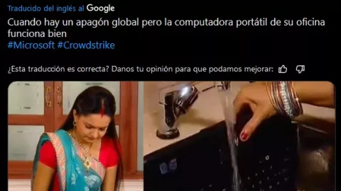 Los mejores memes de la ca&iacute;da global de Microsoft