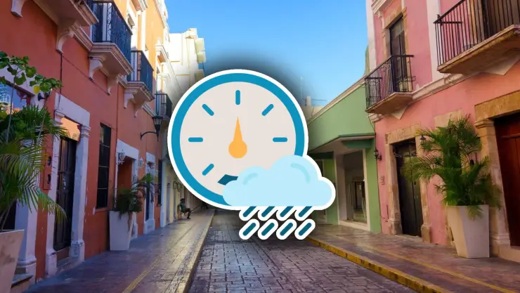 Esta es la hora EXACTA en que habrá lluvias en Campeche HOY sábado 30 de agosto de 2025