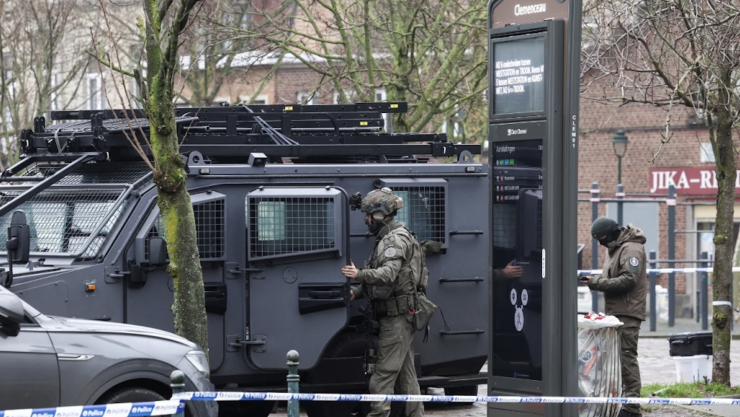 Tiroteo en Anderlecht, Bélgica, buscan a dos hombres en un operativo.