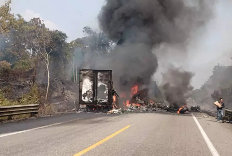 Accidente Las Choapas.