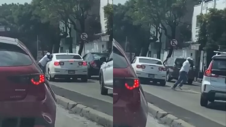 Así asaltaron a un automovilista en la Venustiano Carranza, colonia Zaragoza, en la CDMX
