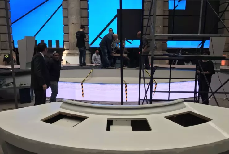 Preparativos para el primer debate