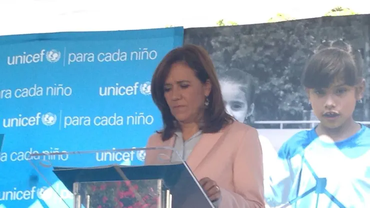 Margarita Zavala acude a Unicef México