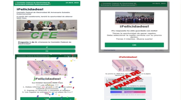 ¡No te dejes engañar! CFE alerta por fraudes a sus clientes