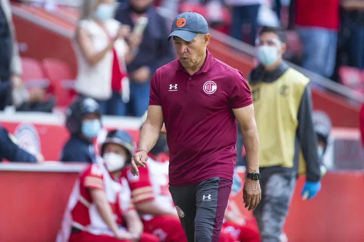 Ignacio Ambriz, entrenador del Toluca, tras el partido ante el Pachuca