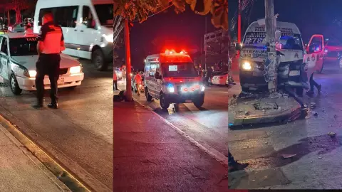 Reportan un fuerte accidente sobre Av. Tulum en Cancún; hay lesionados
