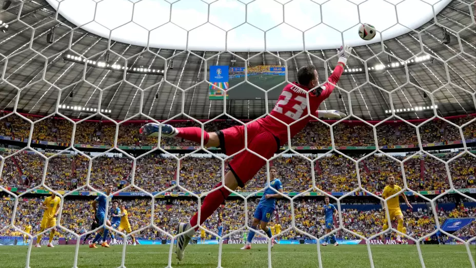 Euro 2024 Andriy Lunin Rumania Ucrania 2024