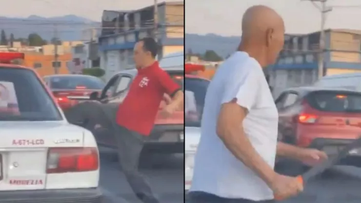 Taxista intenta machetear a un hombre en Morelia