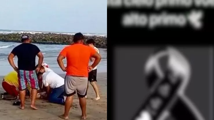 Despiden a estudiante en playa de Tuxpan