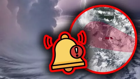 ¡Alerta en el Pacífico! Alta probabilidad de que se forme ‘Henriette': Esta es su ubicación y posibilidad de desarrollo ciclónico