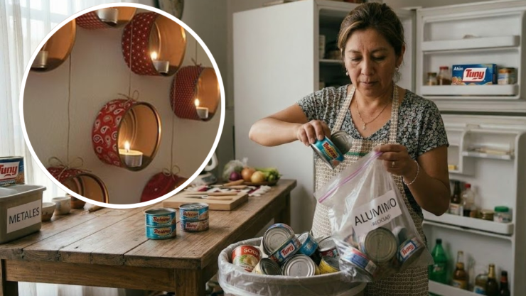 5 ideas pr&aacute;cticas para reciclar las latas de at&uacute;n y volverlas algo &uacute;til en tu casa; te encantar&aacute;