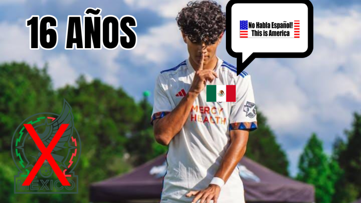 Tiene 16 a&ntilde;os y es mexicano, pero podr&iacute;a representar a otra selecci&oacute;n: hasta elige NO hablar espa&ntilde;ol