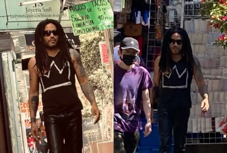 Lenny Kravitz CDMX Sheinbaum