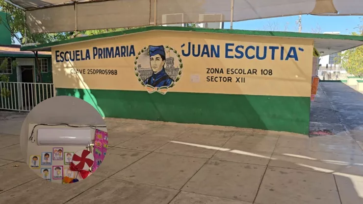 Roban cableado de la escuela primaria Juan Escutia en Culiacán..jpg