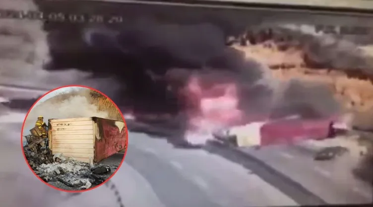 VIDEO: Así fue el choque de un tráiler con camioneta de la Guardia Nacional en Jalisco