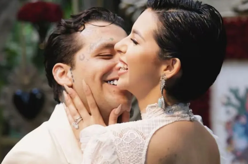La foto que demuestra que Christian Nodal le fue infiel a Ángela Aguilar