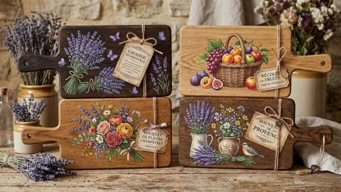 Decoupage madera para decorar cocina