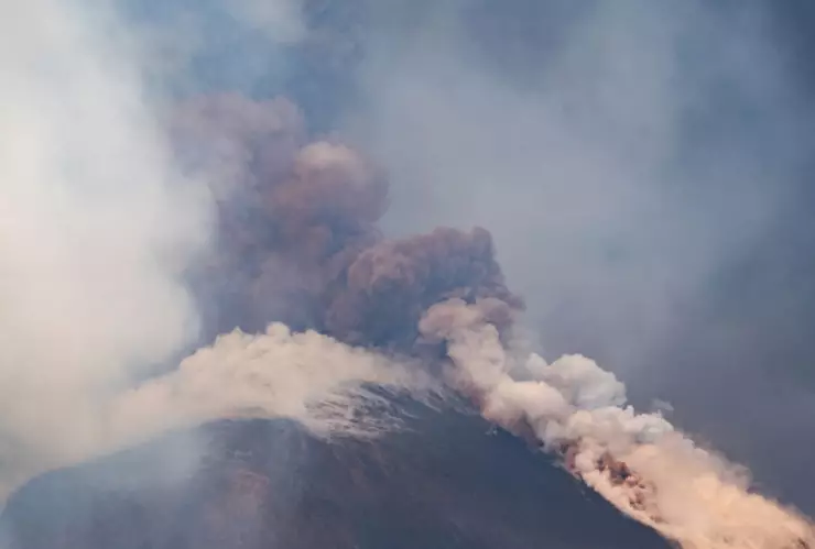 volcán en Italia