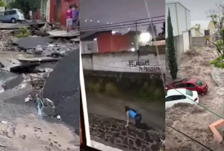 Emergencia en Querétaro por lluvias: muertos, desaparecidos y graves afectaciones