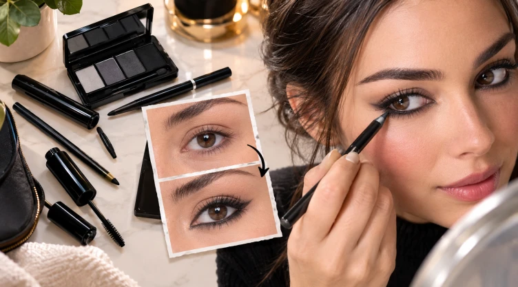 Cómo rejuvenecer la mirada con maquillaje negro