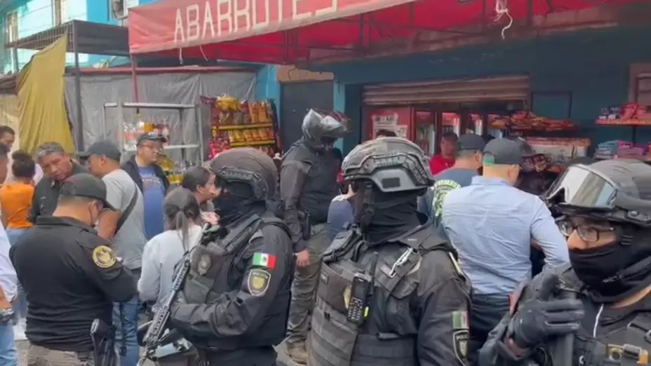 Balacera detrás del Mercado de Sonora deja dos lesionados