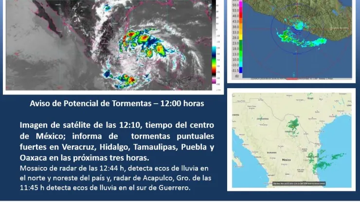 Alertan por posibles deslaves e inundaciones en estos estados
