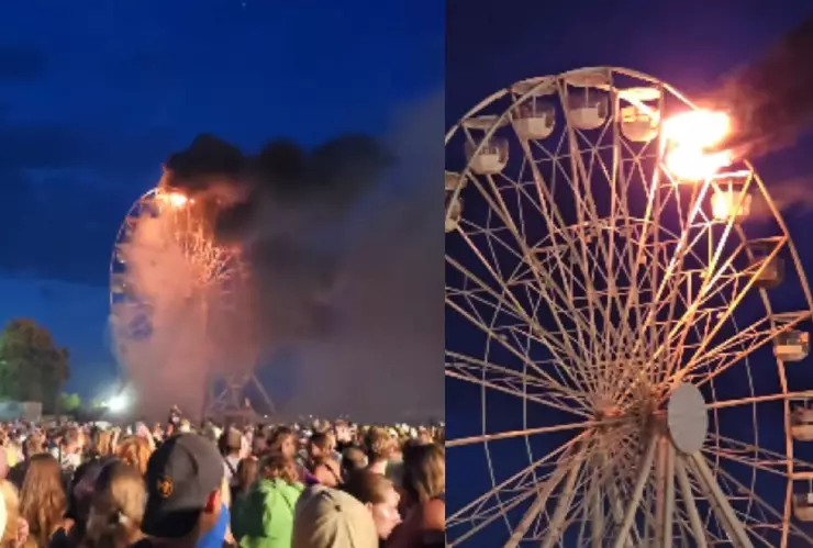 VIDEO_ Rueda de la fortuna se incendia en festival; hay 30 heridos.jpg