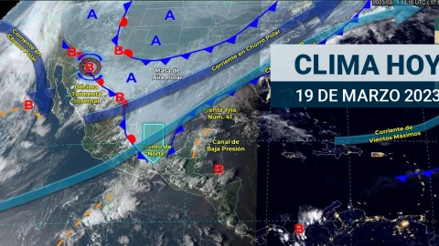 Clima en México 19 de marzo