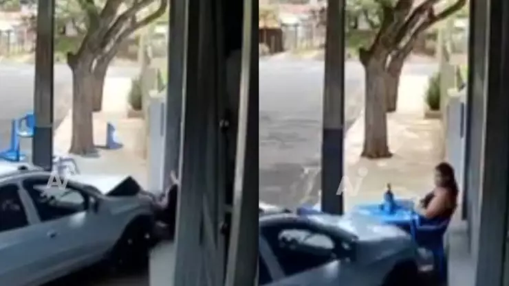 atropella a su esposa